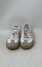 Load image into Gallery viewer, Adidas Kids Samba OG JP5480 White Pink Leather Lace-Up Sneaker Shoes Size 3.5