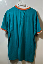 Load image into Gallery viewer, NFL Team Apparel Mens Aqua Miami Dolphins Short Sleeve Crew Neck T-Shirt Size XL
