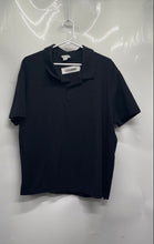 Load image into Gallery viewer, Calvin Klein Mens Black Short Sleeve Spread Collar Golf Polo Shirt Size XL