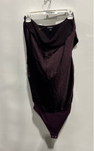 Load image into Gallery viewer, Express Womens Purple Sleeveless Cowl Neck Bodysuit Top Size M With Tag