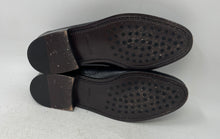 Load image into Gallery viewer, Robert Zur Mens Elon Black Leather Tassel Moc Toe Slip-On Loafer Shoes Size 11 M