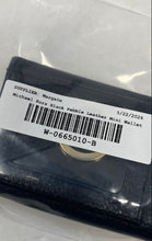 Load image into Gallery viewer, Michael Kors Womens Black Pebble Leather Credit Card Mini Coin Wallet