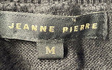 Load image into Gallery viewer, Jeanne Pierre Womens Black Knitted Round Neck Sleeveless Sweater Vest Size M