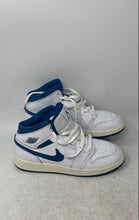 Load image into Gallery viewer, Nike Boys Air Jordan 1 Mid SE FN7432-141 White Leather Sneakers Shoes Size 7Y