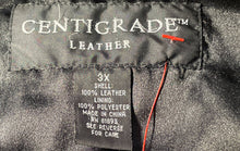 Load image into Gallery viewer, Centigrade Womens Black Long Sleeve Button Front Leather Jacket Size 3X