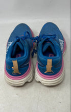 Load image into Gallery viewer, Hoka One One Bondi 8 Womens Blue Pink Lace Up Running Shoes Sneakers Size 9B