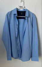 Load image into Gallery viewer, Alfani Mens Blue Long Sleeve Collared Regular Fit Button-Up Shirt Size Large