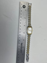Load image into Gallery viewer, Armitron Women's Silver-Gold tone75/5195TT Vintage Genuine Diamond Watch (NCL)