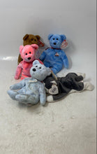 Load image into Gallery viewer, Ty Multicolor Beanie Baby Collectible Stuffed Animals Plush Toys Set Of 5 Pieces