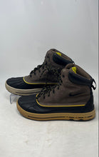 Load image into Gallery viewer, Nike Mens ACG Woodside Black Brown Leather Lace-Up Ankle Boots Size 10
