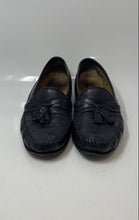 Load image into Gallery viewer, Tasso Elba Mens Black Square Toe Slip-On Loafer Shoes Size 8.5D