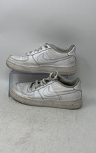 Load image into Gallery viewer, Nike Kids Air Force 1 Low 314192-117 White Leather Lace-Up Sneaker Shoes Size 7Y
