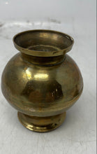 Load image into Gallery viewer, Vintage Collectible Brass Indian Priest Sadhu Kamandal Holy Water Pot Small