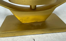 Load image into Gallery viewer, Vibhsa Golden Rectangular Base Ring Modern Decorative Candle Holder