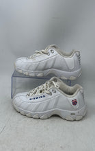 Load image into Gallery viewer, K-Swiss Womens ST329 CMF White Leather Lace-Up Low Top Sneaker Shoes Size 6