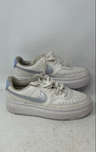 Load image into Gallery viewer, Nike Womens Court Vision Alta DV2176-001 White Blue Sneaker Shoes Size 9