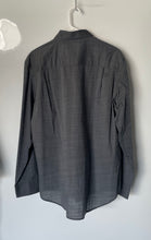 Load image into Gallery viewer, Alfani Mens Gray Long Sleeve Spread Collar Button-Up Shirt Size Medium