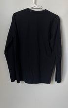 Load image into Gallery viewer, Psycho Bunny Mens Black Cotton Long Sleeve V-Neck Pullover T-Shirt Size 4