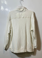 Load image into Gallery viewer, Tommy Bahama Mens Off White Long Sleeve Mock Neck 1/2 Zip Pullover Sweatshirt XL