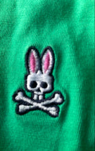 Load image into Gallery viewer, Psycho Bunny Mens Green Pima Cotton Short Sleeve V-Neck Pullover T-Shirt Size 6
