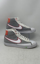 Load image into Gallery viewer, Nike Mens Blazer Mid 77 CW5838-022 Gray Red Orange Sneakers Shoes Size 12