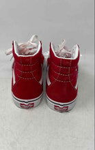 Load image into Gallery viewer, Vans Unisex Sk8-Hi 721356 Red White Lace-Up Sneaker Shoes Size M 5 W 6.5