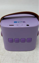 Load image into Gallery viewer, YLL Purple Karaoke Machine Model No. K1-L Portable Bluetooth Speaker