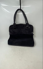 Load image into Gallery viewer, Unbranded Womens Black Detachable Strap Double Handle Zipper Shoulder Bag