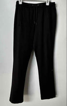 Load image into Gallery viewer, Hugo Boss Mens Black Elastic Waist Drawstring Straight Leg Ankle Pants Size S