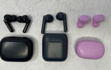 Load image into Gallery viewer, Lot Of 3 Pcs Assorted Mixed Earbuds With Charging Case Pre-Owned Not Tested
