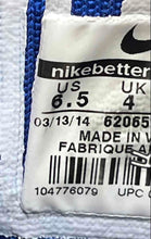Load image into Gallery viewer, Nike Womens Flyknit Max 620659-400 Blue Orange Lace-Up Sneakers Shoes Size 6.5