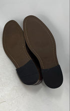 Load image into Gallery viewer, Bloomingdale's Mens Brown Leather Round Toe Slip-On Penny Loafer Shoes Size 10