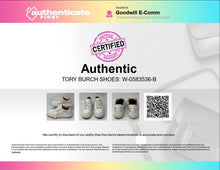 Load image into Gallery viewer, Authentic Tory Burch Womens Ladybug White Leather Sneaker Shoes Size 8.5 M Worn