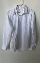 Load image into Gallery viewer, Banana Republic Mens White Print Wrinkle-Resistant Button-Up Shirt Size Medium