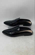 Load image into Gallery viewer, Kristin Cavallari Womens Black Patent Leather Pointed Toe Mule Flats Size 7