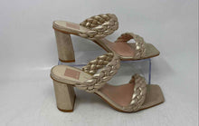 Load image into Gallery viewer, Dolce Vita Womens Gold Open Toe Slip-On Block Slide Sandals Size 8M