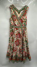 Load image into Gallery viewer, Gibson Latimer Womens Multicolor Floral Sleeveless V-Neck Fit & Flare Dress Sz M