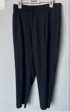 Load image into Gallery viewer, Oscar De La Renta Mens Black Pockets Straight Leg Dress Pants Size 42S/34W