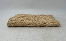 Load image into Gallery viewer, Unbranded Womens Beige Woven Straw Envelope Flap Clutch Handbag