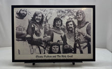 Load image into Gallery viewer, Black White Framed Monty Python And The Holy Grail Movie Photography Poster