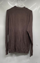 Load image into Gallery viewer, Zara Womens Brown Knitted Long Sleeve Crew Neck Pullover Sweater Size Large