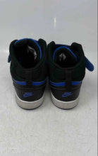 Load image into Gallery viewer, Nike Kids Court Borough Mid 2 Blue Black Lace-Up High Top Sneaker Shoes Size 3Y