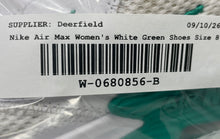 Load image into Gallery viewer, Nike Womens Max Excee CD5432-123 White Green Lace-Up Sneaker Shoes Size 8