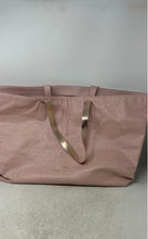 Load image into Gallery viewer, Kate Spade Fragrances Womens Pink Faux Leather Embossed Floral Tote Bag