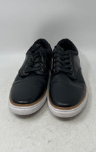 Load image into Gallery viewer, Steve Madden Mens Gully Black Leather Low Top Lace-Up Sneakers Shoes Size 9