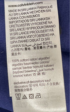 Load image into Gallery viewer, Calvin Klein Mens Blue Cotton Long Sleeve Collared Button-Up Shirt Size L/G