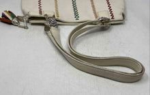 Load image into Gallery viewer, Brighton Womens White Pebbled Leather Double Handle Zip Top Lined Shoulder Bag