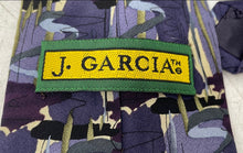 Load image into Gallery viewer, J.Garcia Mens Multicolor Printed Paris In The Rain Adjustable Designer Tie