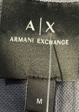Load image into Gallery viewer, Armani Exchange Mens Gray Short Sleeve Quarter-Zip Polo Shirt Size Medium