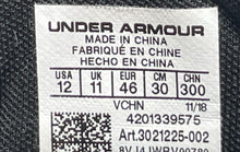 Load image into Gallery viewer, Under Armour Mens Charged Rogue 3021225-002 Black White Sneaker Shoes Size 12